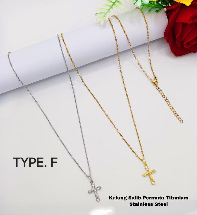 Product Introduction of Kalung Titanium Cewek Model Terbaru Gaya Korea kalung  aesthetic Emas Hadiah Silver Wanita 4