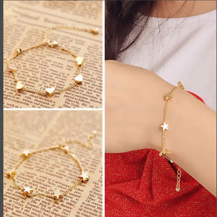 FA80 AYN  Gelang Love kekinian aksesoris Plastik Rantai