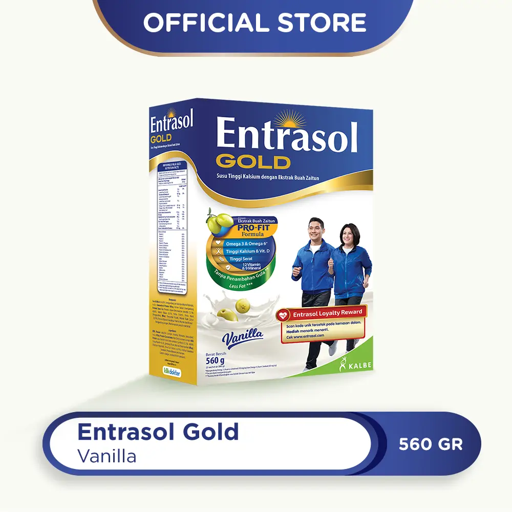 ENTRASOL GOLD VANILLA 560 G