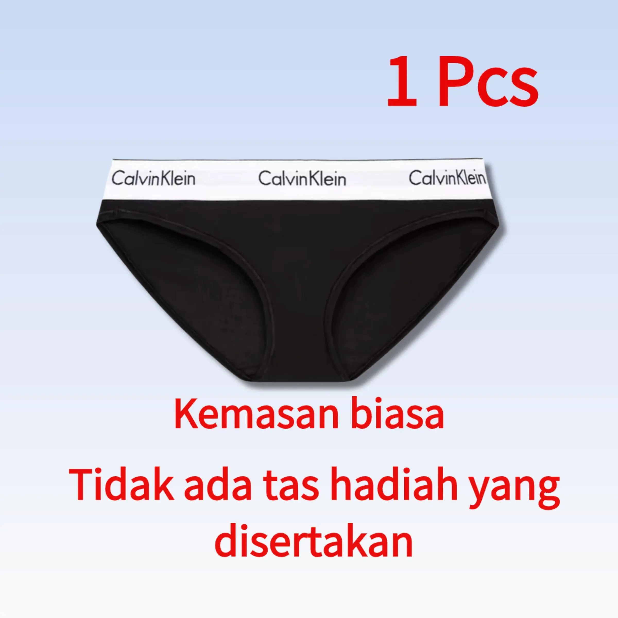 Celana dalam wanita Calvin Klein asli model segitiga katun murni antibakteri bernapas bikini-paket 3 pcs Celana dalam wanita Calvin Klein asli model segitiga katun murni antibakteri bernapas bikini-paket 3 pcs