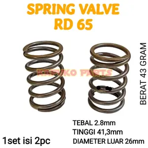 rd 65 per klep untuk mesin diesel kubota 6.5 pk