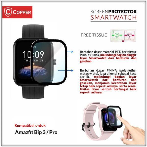 Gambar COPPER For Anti Gores Polymer Nano PMMA (Bahan Mika) - Compatible For Amazfit BIP 3 Pro dari Copper Indonesia Kota Administrasi Jakarta Barat Tokopedia