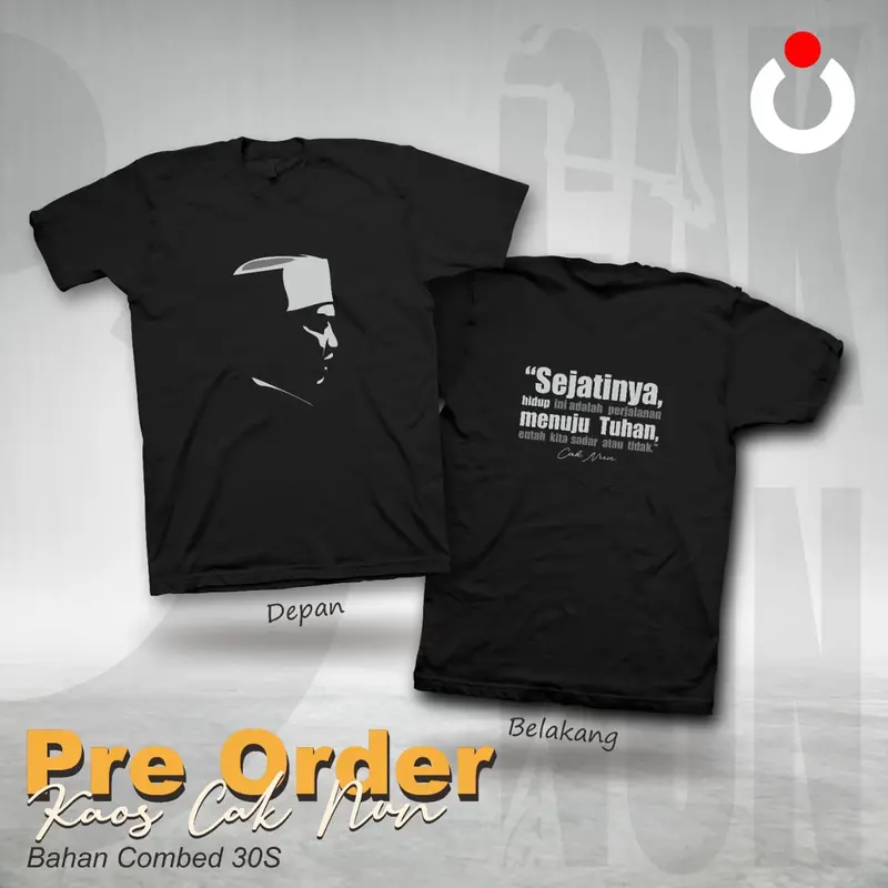 Kaos CAK NUN kata kata mutiara motivasi kaos Distro murah dan simple 6