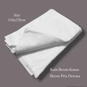 Kain Ihrom Ihram Bahan Microfiber Pria Dewasa Premium Untuk Naik Haji Dan Umroh