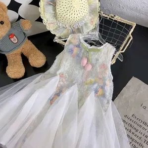 Dress anak+topi premium.halus lembut, bahan adem,865