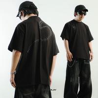 Gambar KREMLIN T-Shirt Oversized Fit Black - Anime xpremiental - Kabuto - S dari Kremlin Clothing Kota Bandung 4 Tokopedia