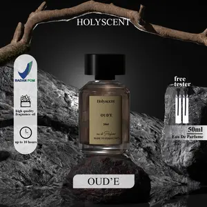 Holyscent Perfume - OUD'E - Parfum Pria Wangi Tahan Lama Aroma Wood Oud Musky