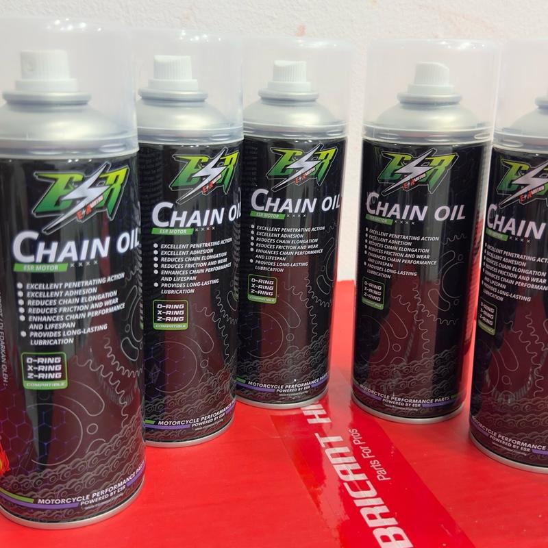 CHAIN OIL / SPRAY RANTAI ESR MOTOR 400ML - TikTok Shop Malaysia