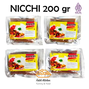 Nicchi Bumbu Kare Jepang 200 gram Ayam Sapi Jamur Kaldu Non MSG Instan