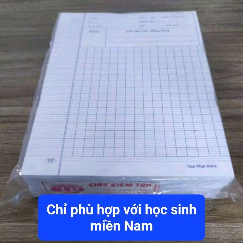 50/100 tờ giấy đôi kiểm tra Tiến Phát (chỉ phù hợp với học sinh miền Nam)