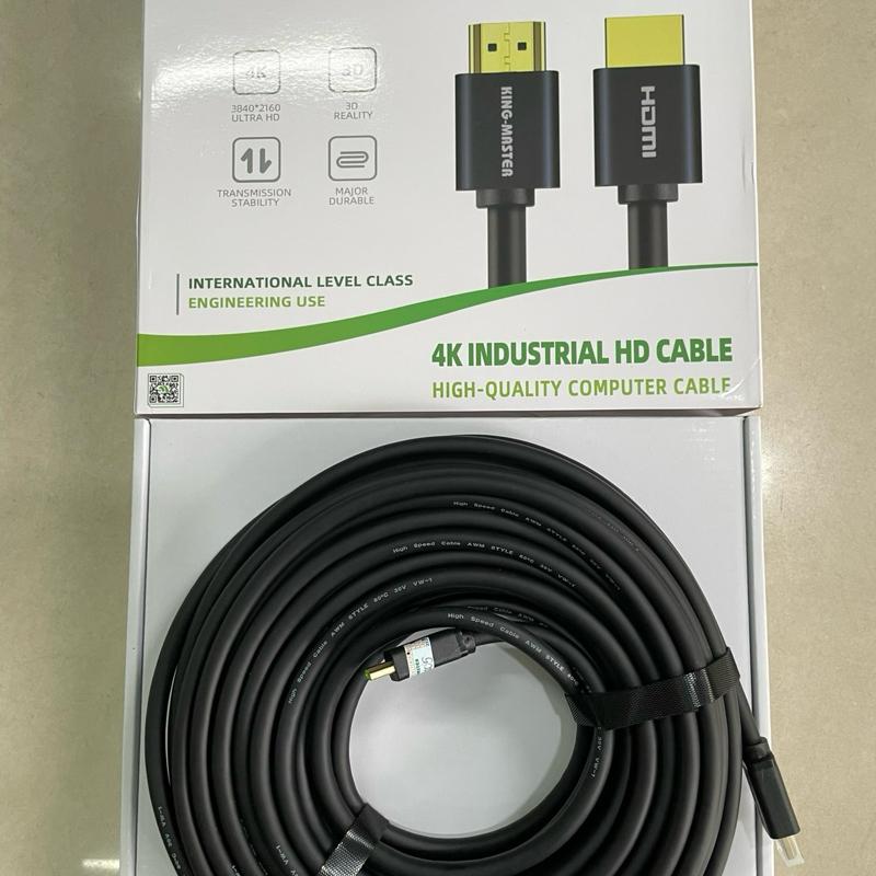 King-Master Day HDMI 2.0-4K 10 m Mềm Chống Nhiễu Tốt Cáp 4K Công Nghiệp Chất Lượng Cao Cho Máy Tính