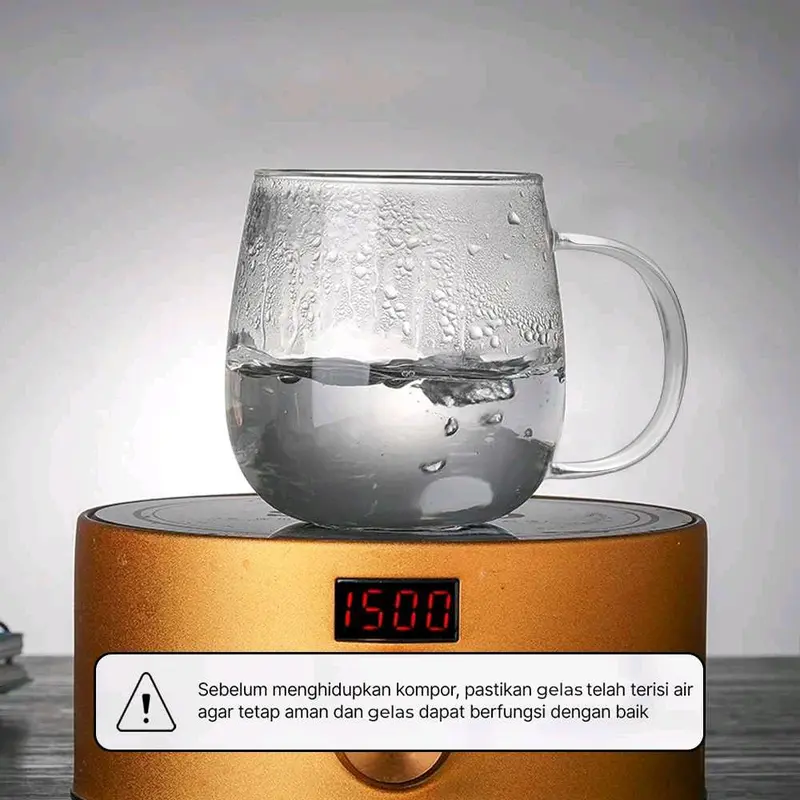Gelas Cangkir Teh Tea Cup Aesthetic Mug with Infuser Filter Saringan Kaca Tutup Kayu 420ml 3