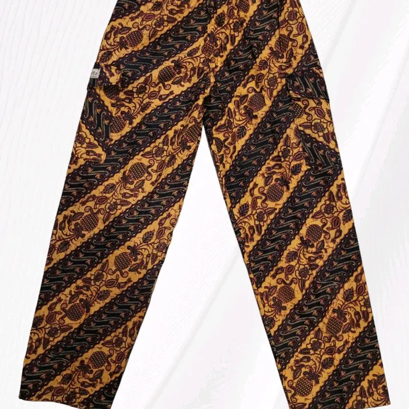 Celana Panjang Boim Batik Anak Putihan Ukuran No. 2 Lp 70cm Pj 54cm - Fashion 6