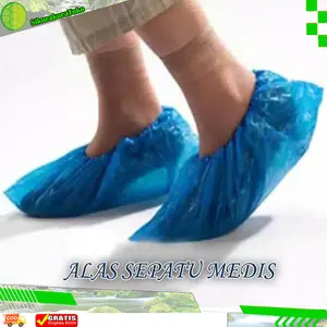 Alas sepatu medis / Jas hujan plastik pelindung kaki Sepatu sekali pakai Waterproof Shoes Cover