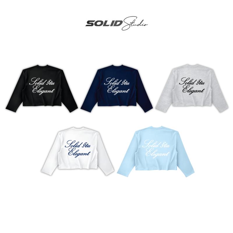 BST Thu Đông 2025 - Áo Thun Boxy Tay Dài In Nổi Solid Elegent Simpson Local Brand Unisex Nam Nữ Oversize - TS33