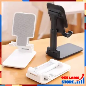 OLS (COD) Stand Holder Lipat Foldable Phone Holder HP Folding Universal Dudukan Handphone Kekinian