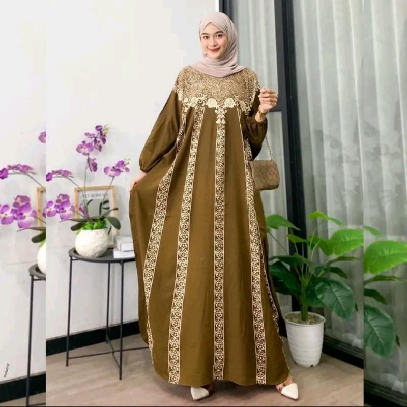 Product Introduction of Kaftan jumbo dendana ld 180cm rayon premium lengan panjang 18