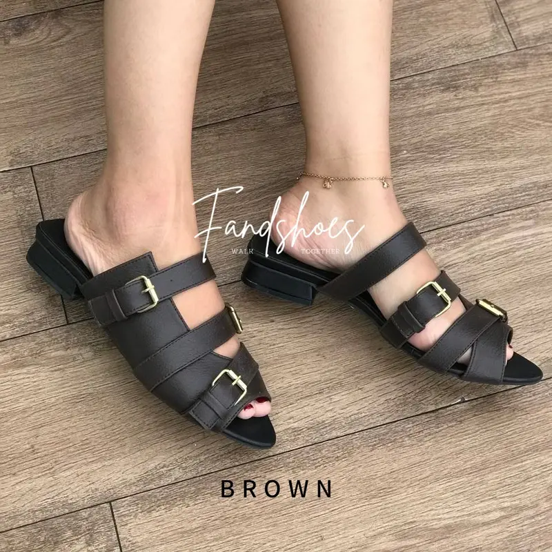 Fandshoes - Athena sandal wanita 3 cm elegant Kasual 1