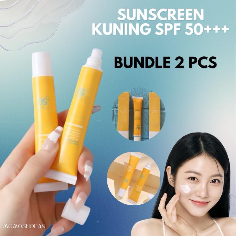 2 Pcs Sunscreen SPF 50 Pelindung dari cahaya matahari dan perawatan