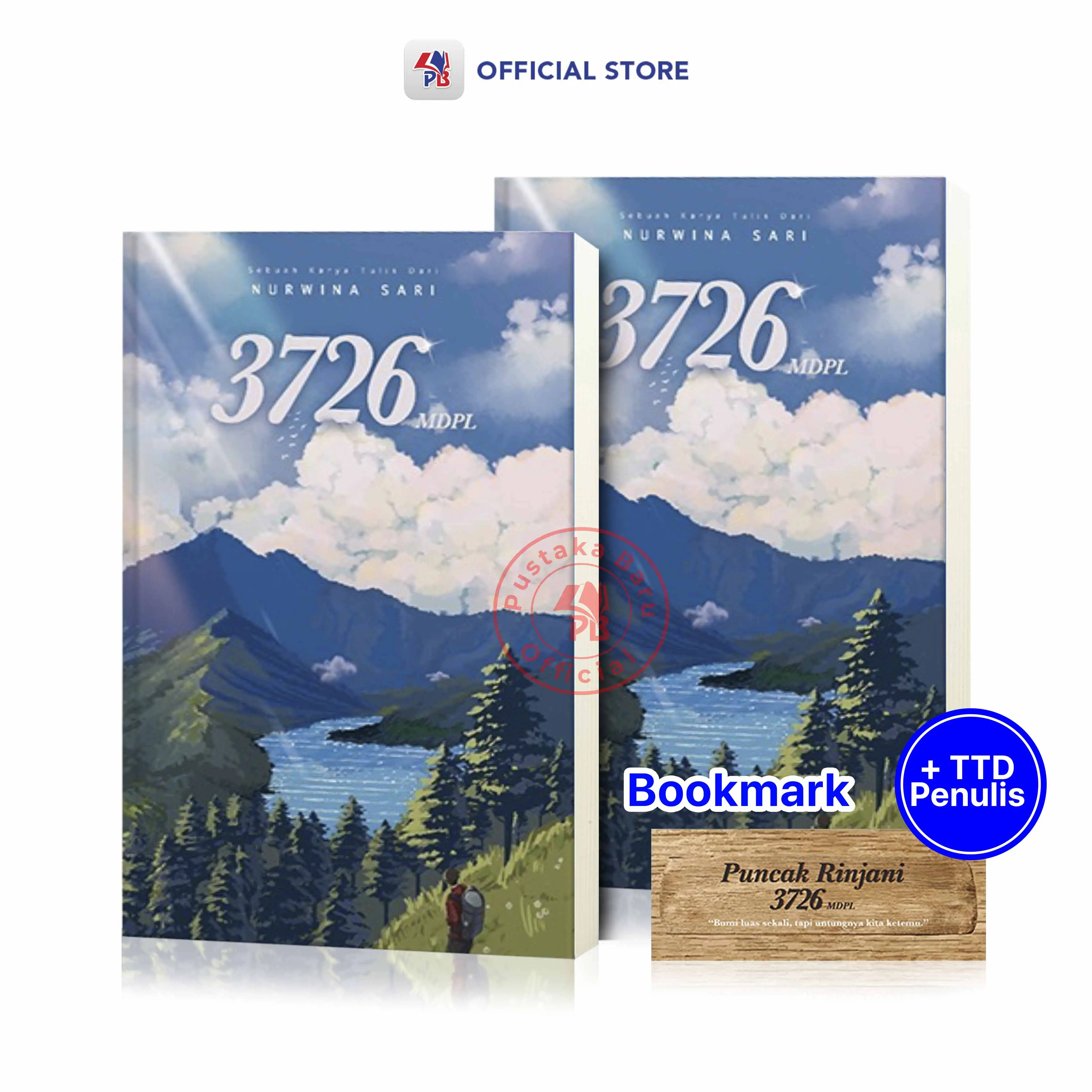 Buku Novel 3726 mdpl - Nurwina Sari / Romancious / Loveabel / LOVEABLE - RC