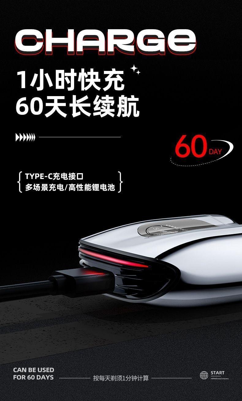 Product Introduction of New supercar razor gift box men's electric mini portable beard knife gift razor for boyfriend 9