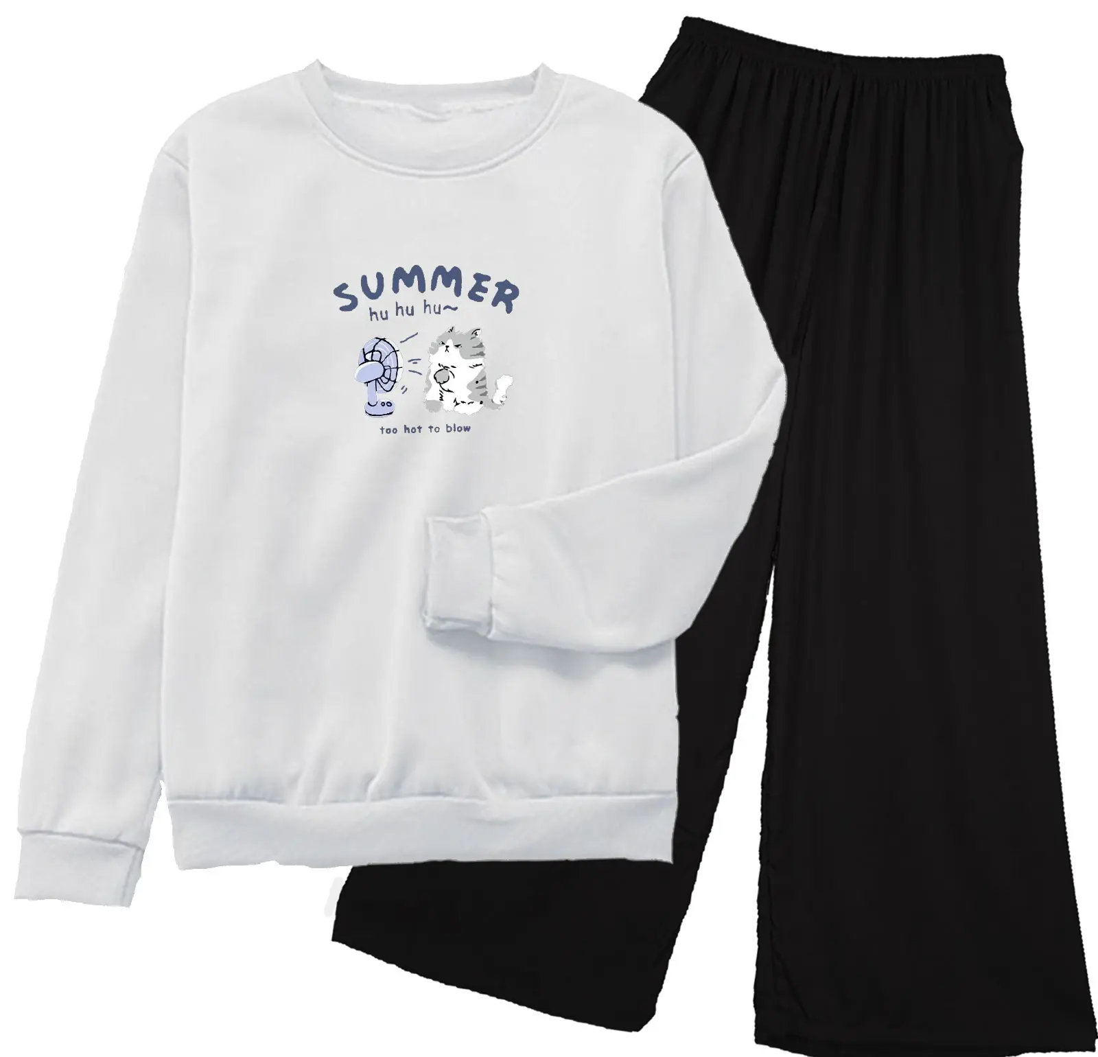 Setelan Oblong Basic Celana Kulot Anak Remaja 9-16Tahun Baju Fashion Pakaian