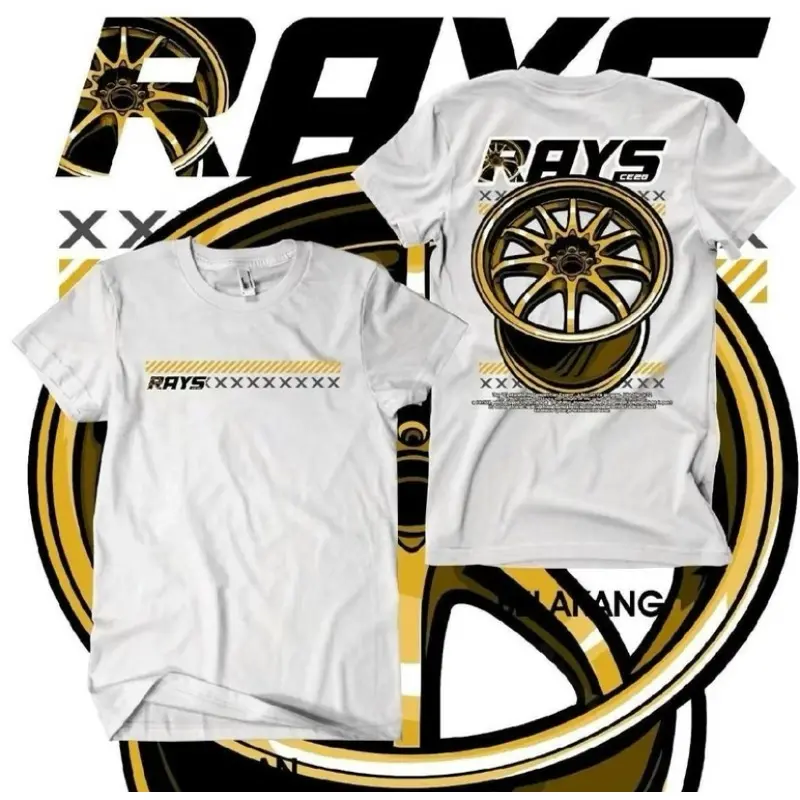 tshirt baju kaos velg rays CE28 jdm / baju kaos pria