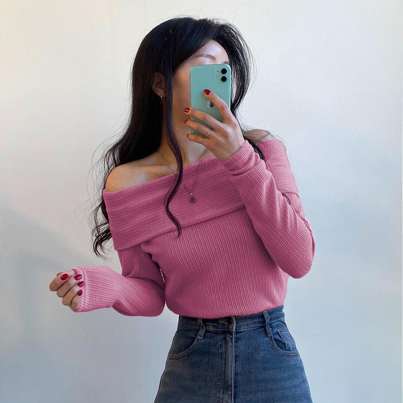 Blus Wanita Longsleeve Sabrina Off Shoulder Terbaru 6
