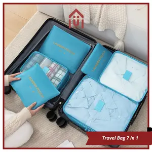 UNISO HOME - [7 IN 1] TRAVELLING BAG / ORGANIZER TRAVEL BAG POUCH SET / TAS PENYIMPANAN TRAVEL SET
