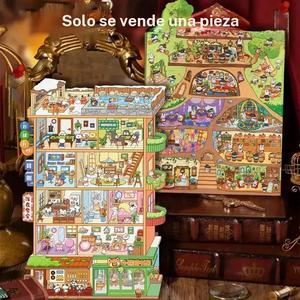 Pegatina de Bloques de Construcción Micro Mundo 3D, Set de 3 piezas Hazlo tú mismo Pegatina de Mundo en Miniatura, Material para Creación de Álbum de Recortes y Diario, Regalo de Cumpleaños