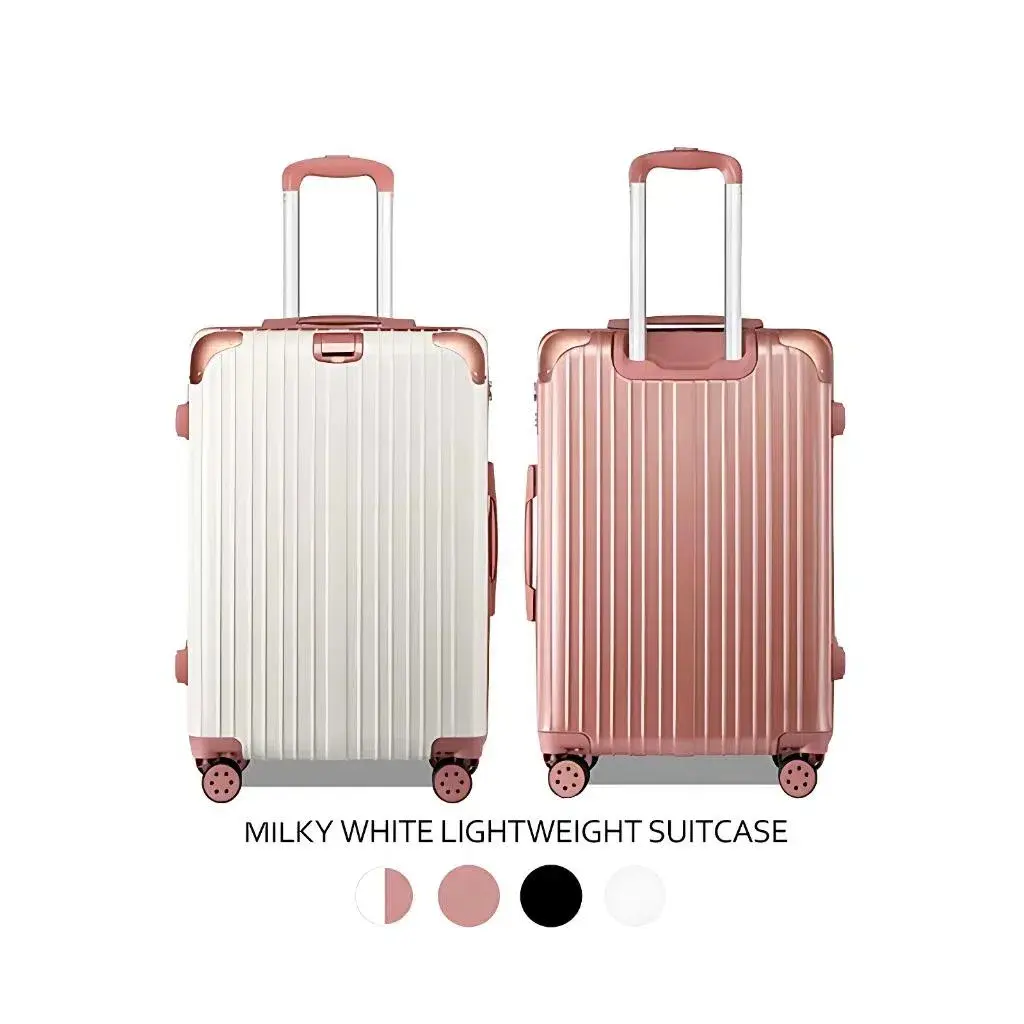 [Hand Carry] 20/24in Suicase Luggage Travel Bag Trolley Suitcase Lightweight ABS PC 8Spinner Wheels