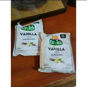Serbuk teh poci Jasmine dan vanilla 100gr celup jumbo poci vanilla ,melati 100gr asli 100%