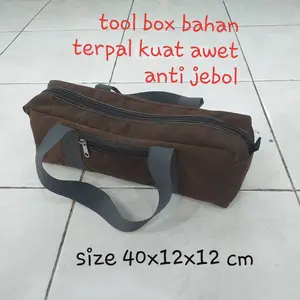 Tas Perkakas Teknisi Bahan Terpal Mudah Dilipat / Hand Bag Tool Box / Tas Alat Obeng Tang Palu