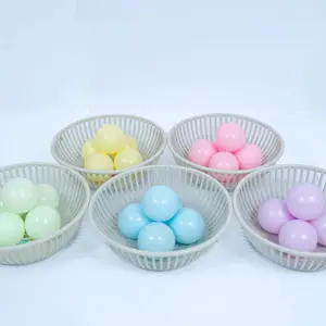 100 PCS (1 JARING) PASTEL BOLA MANDI MAINAN ANAK WARNA WARNI Cocok untuk Anak Bermain Playground Dekorasi Seru dan Aman