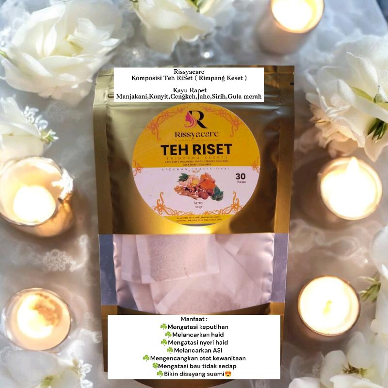 Teh RiSet ( Rimpang Keset ) Rissyacare/Teh Herbal Kewanitaan 2