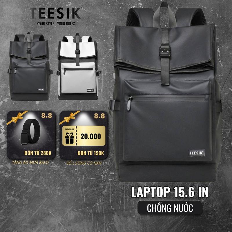Livestream Balo nam balo nữ TEE SIK balo to đựng nhiều đồ balo du lịch đi học chống nước đa ngăn đựng laptop 16 Inch BL03A balo đựng đồ quần áo size lớn