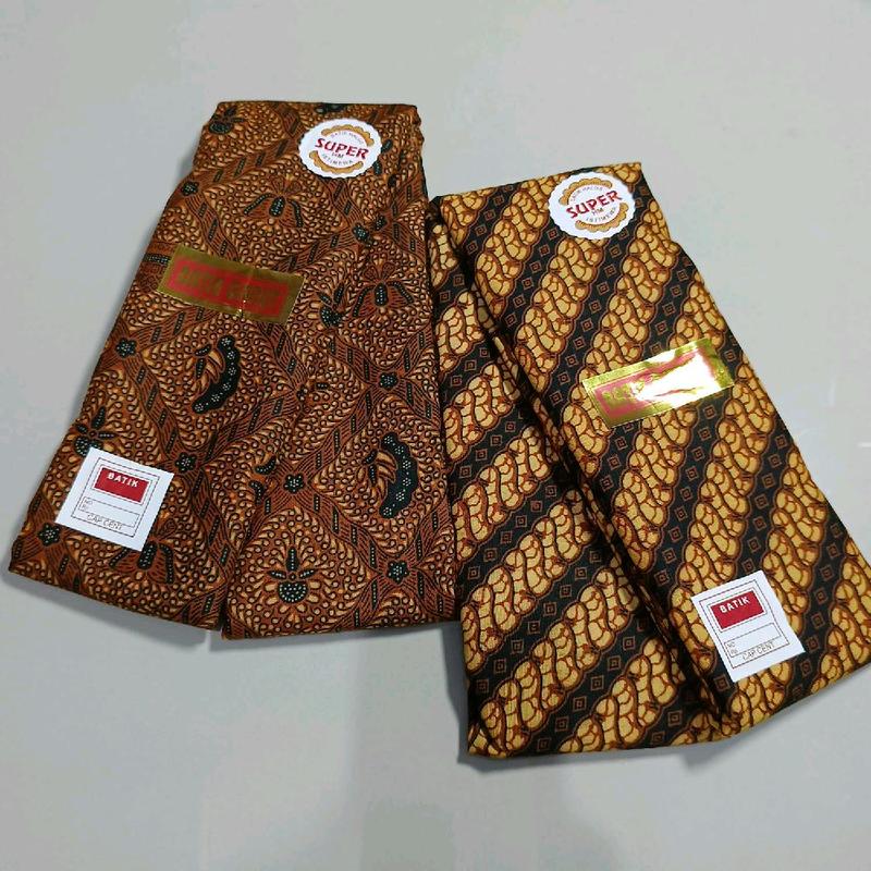 paket hemat isi 2pcs kain jarik panjang batik ibu melahirkan,bawahan kebaya,bedong bayi,persalinan,batik asli pekalongan Kemeja 3