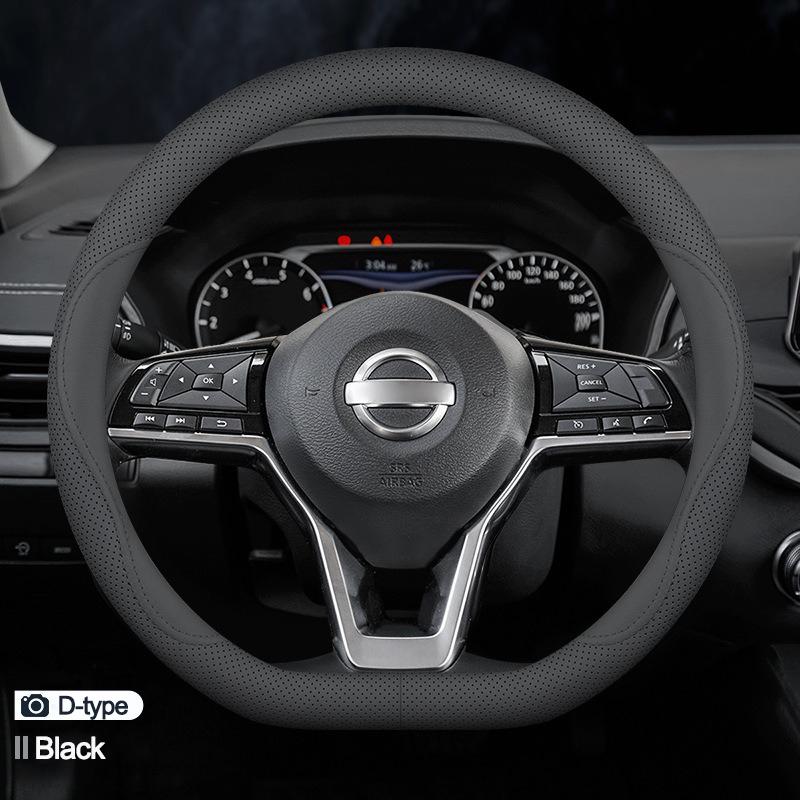 Product Introduction of Car Steering Wheel Cover Wrap for Nissan X-TRAIL Rouge Qashqai 2010-2019 2020 2021 2022 2023 2024 D O Type Braid On Steering-Wheel 8