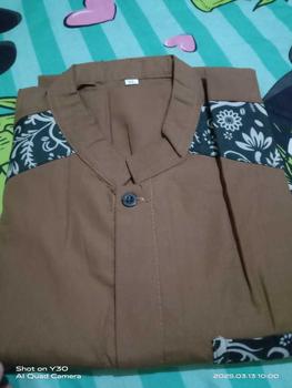 Product Review of BAJU KOKO PRIA DEWASA LENGAN PENDEK TERBARU KOMBINASI BATIK Motif Muslim  Katun Kurta Panjang from V**e B**o 0