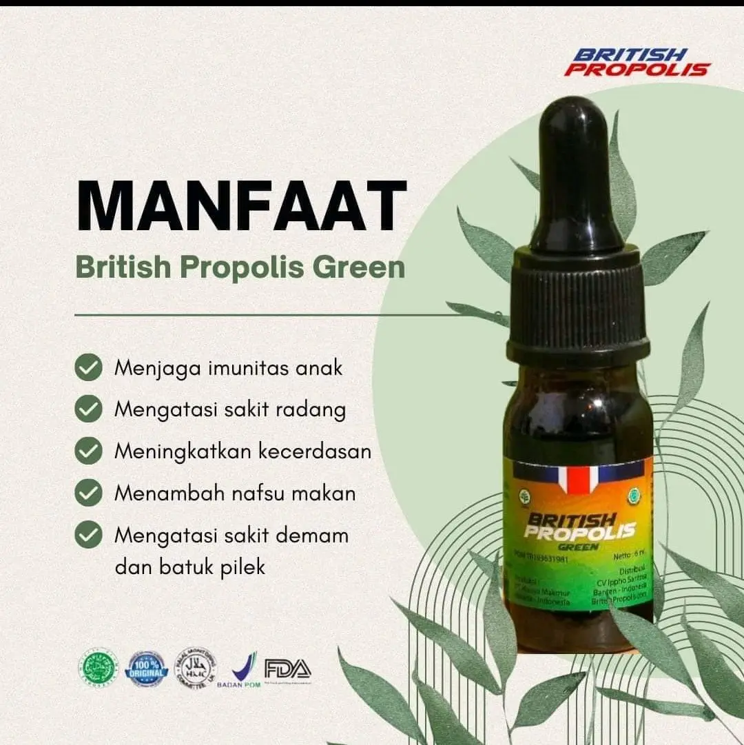 British Propolis Green untuk anak