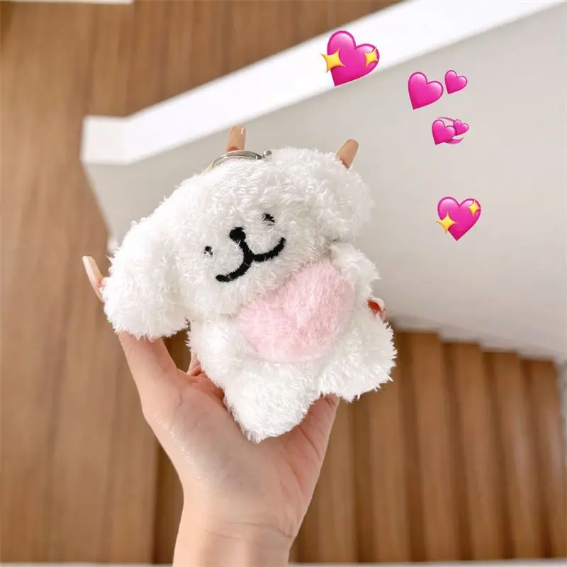 Ốp Airpods, JUSTICASE, Thiết Kế Hình Chó Nhồi Bông Dễ Thương Và Thời Trang, Dành Cho Airpods1, 2, 3, 4, Pro Và Plus, Ốp Bảo Vệ, Thích Hợp Cho Tai Nghe, Ốp Chống Sốc, Quà Tặng Bạn Gái, Quà Tặng Cặp Đôi Dòng Hàn Quốc