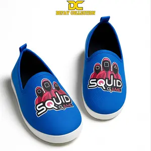 Sepatu Slip On Anak Laki-laki Perempuan Motif SQUID GAME