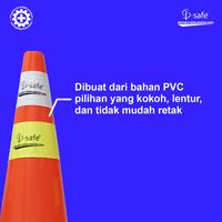 Gambar Traffic Cone Kerucut Lalu Lintas Base Oranye i-Safe Pvc dari i-Safe Official Kota Administrasi Jakarta Pusat 3 Tokopedia