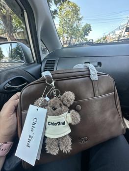 Product Review of Tas Bergaya Retro dengan Kualitas Terbaik, Gantungan Beruang Tambahan from r**5 0