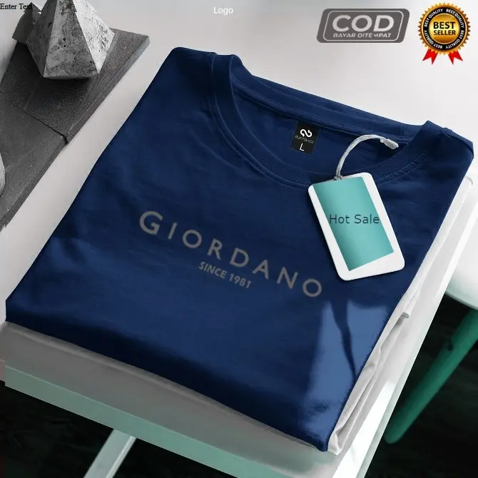 Baju Kaos  Pria Dan Wanita Lengan Pendek Cotton Combed Premium Quality Custom Kain Tebal Lembut Distro Nyaman