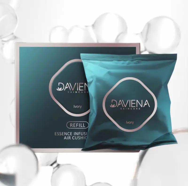 cushion daviena IVORY DAVIENA SKINCARE Essence Infusion BB Air Cushion 12g 2
