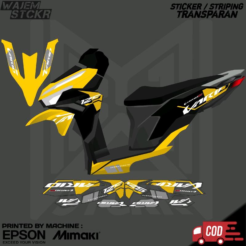 STRIPING TRANSPARAN VARIO 125 NEW 2023 GEN 2 CUSTOM MALAYSIA 1