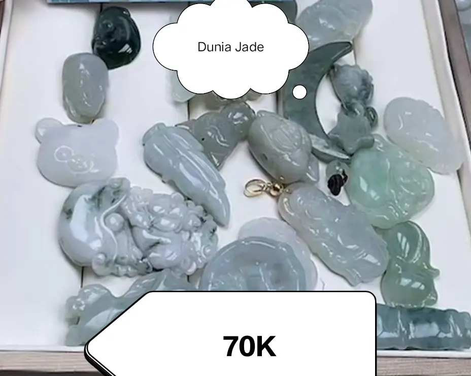70k Item Jade Original Pendant Giok