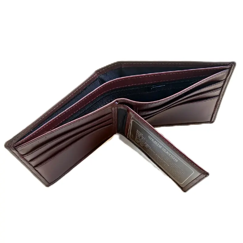 Dompet Pria Kulit Sapi Kickers Simpel Elegan 6+2 Slot Kartu Resleting - Barang Baru Uang Koin Masuk 4