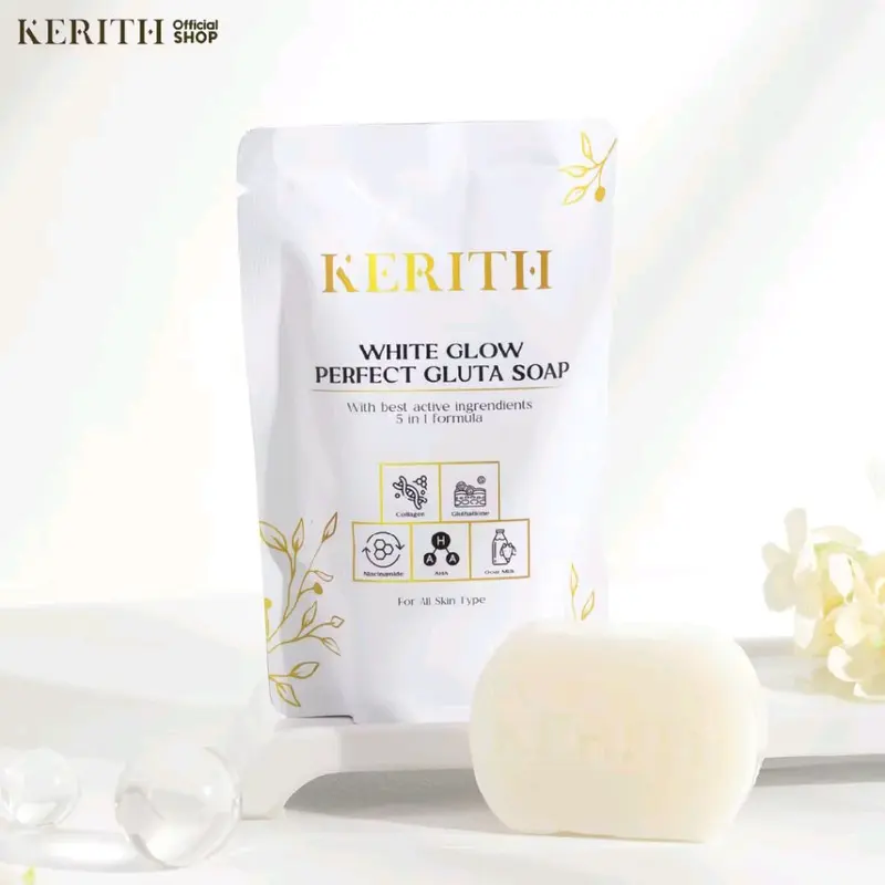 (BPOM) White Glow Perfect Gluta Soap by Kerith 60g 0